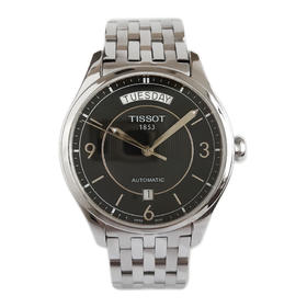 【95新】TISSOT 天梭T038.430.11.057.00自动机械机芯日期、星期显示38.5MM（男款）唯意系列精钢210326AK03