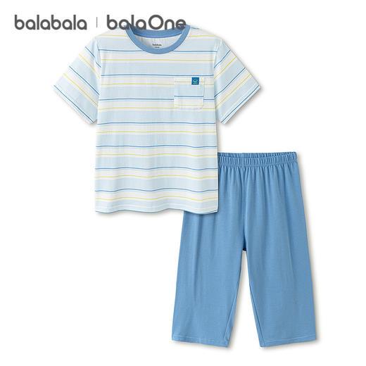 巴拉巴拉儿童睡衣套装春夏薄款空调服男女童家居服小童中大童速干 商品图4