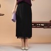 西子/夏日轻歌百搭高腰黑色半裙/BQTJ1106 商品缩略图0
