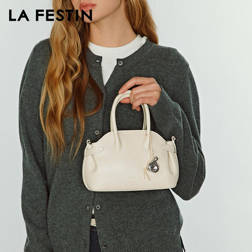 拉菲斯汀 胖壶壶包包保龄球女包斜挎包手提波士顿包 商品图1