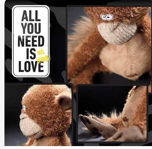 Beaststown怪兽镇搞怪创意毛绒玩具个性潦草玩偶小公仔挂件生日礼物 商品图2