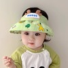 夏季婴幼儿空顶帽 宝宝遮阳帽超萌透气薄款防晒男女童可爱太阳帽 商品缩略图3