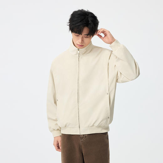 gxgjeans男装【PU】男士翻领夹克26春款纯色时尚潮流百搭宽松青少年外套K&C 商品图7
