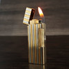 【9成新】Dunhill 登喜路18K双色金竖纹时尚打火机24*65*13MM 140226NJS25 商品缩略图5