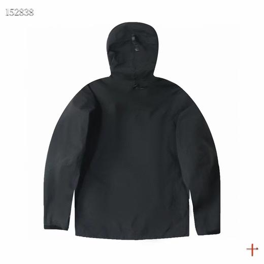 F040201春夏季新款户外防水防风硬壳压胶冲锋衣拉链连帽长袖夹克外套 商品图6