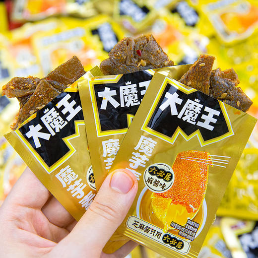 【Q 弹脆爽❗口感绝了】盐津铺子大魔王六必居麻酱素毛肚魔芋爽魔芋毛肚休闲零食解馋零食。ri 商品图2