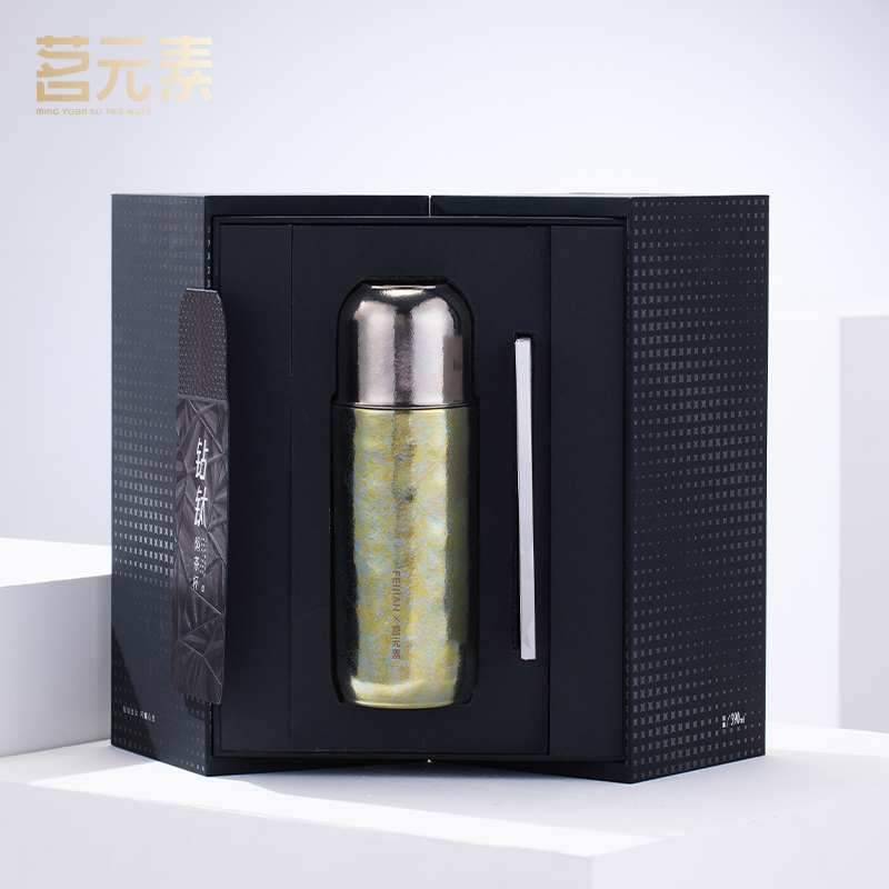 钻钛焖茶杯钛金390mlPA