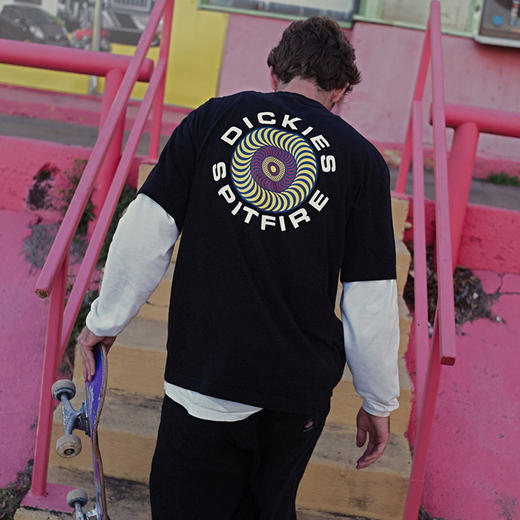 DickiesX SPITFIRE 联名休闲百搭宽松版型T恤 春夏 男女同款 DK0A865T 商品图7