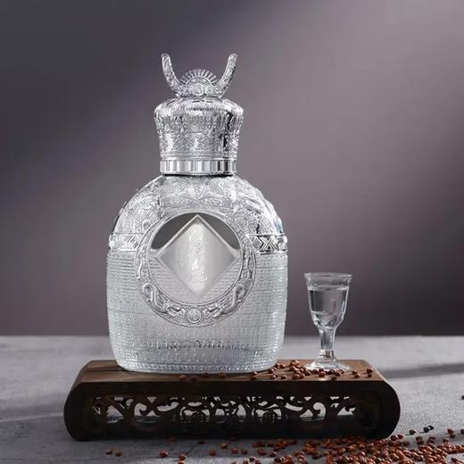 【高端收藏】2023年酒鬼酒银饰文化 馥郁香型白酒 54度 500ml单瓶 500ml*4瓶整箱 商品图2