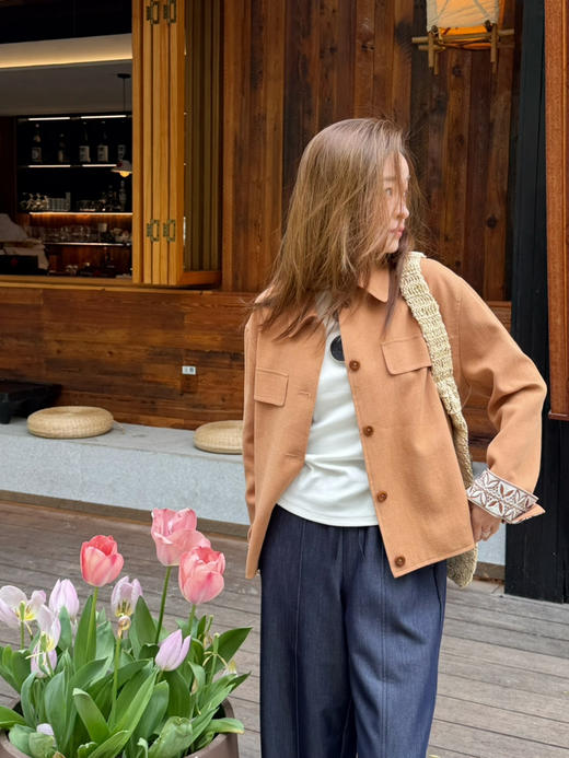 2604115    精致刺绣 🍊橘 春款外套 商品图4