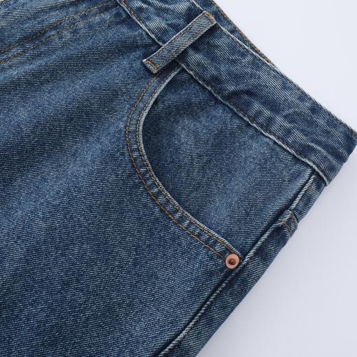 gxgjeans男装【棉100%】男士牛仔裤26春款显瘦百搭校园通勤直筒长裤男K&C 商品图3