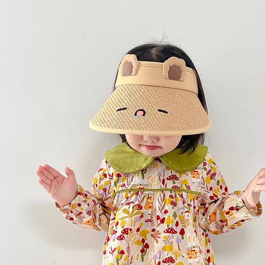 儿童防晒帽子夏季防紫外线大檐遮阳帽男孩女童户外休闲太阳帽3-12岁 商品图1