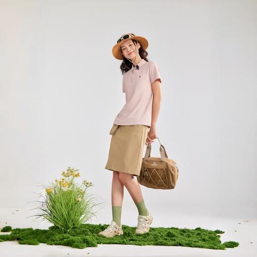 【厚盛--森系华夫格冰格POLO衫】轻奢级微垂感锦纶冰丝面料、华夫格透气孔结构设计、薄荷冰凉感性能、3D立体剪裁正肩版型、凉感防晒修饰身形、男女同款时尚休闲又百搭 商品图3