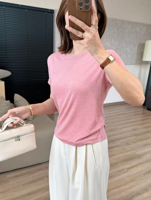 撑场面的短袖AMTN神仙天丝小T恤 商品图5