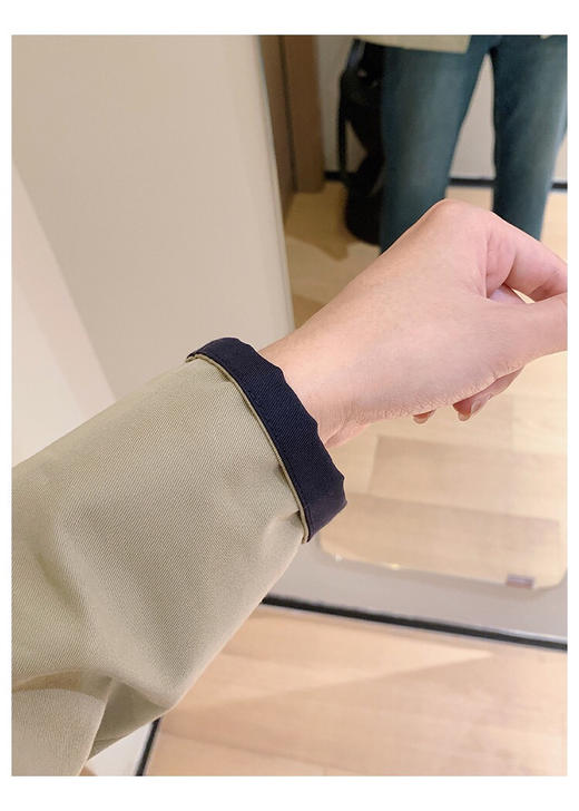 YAW55163撞色短款风衣 商品图10