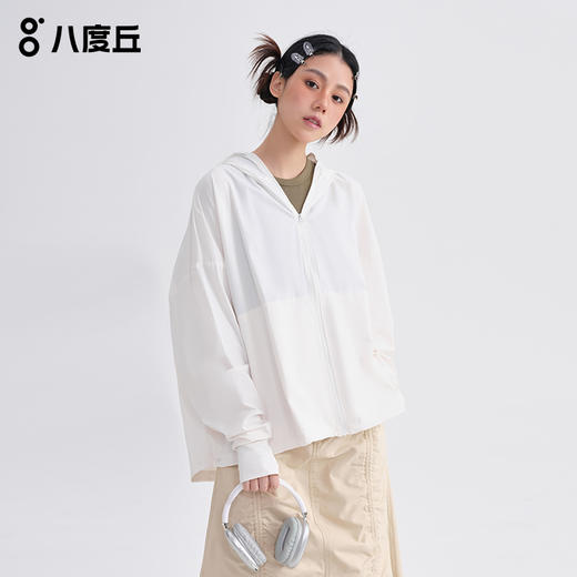 【亲妈精选】八度丘 UPF50+冰丝防晒衣外套防蚊虫防晒服（帽子可拆卸） 商品图2