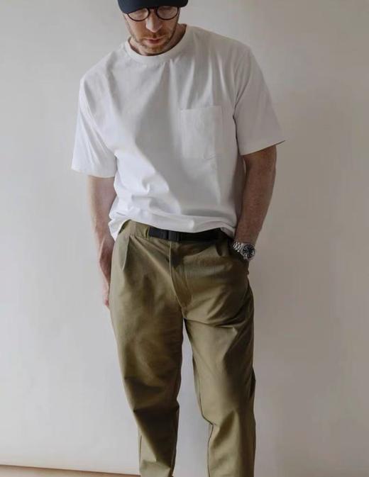 原单，Goldwin Oversized Pocket 纯色宽松口袋小标圆领短袖 商品图0