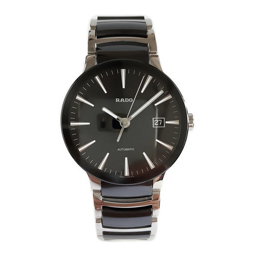 【95新】RADO 雷达R30941152自动机械机芯日期显示38MM（男款）晶萃系列精钢/陶瓷050326NJS23 商品图0