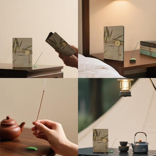 闻六堂香铺十二月神线香家用创意礼品烟香手工健康高级茶香PA 商品图2