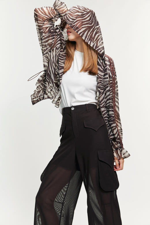 SAFICOO 复古显瘦透气薄款防晒外套 商品图1