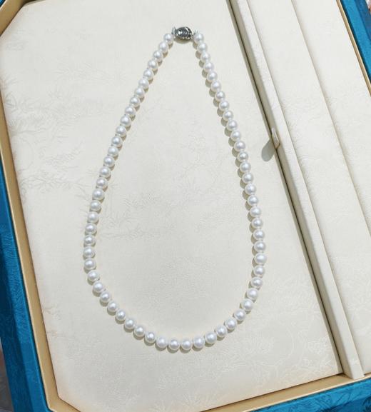 正圆极光小米珠 6mm珍珠项链 主推 温柔叠戴 层次感 [发：88] 商品图1