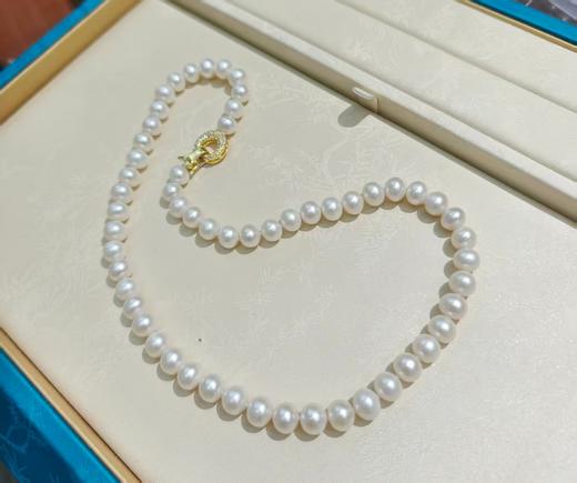 爱迪生正圆微瑕 10-11mm珍珠妈妈链 大方端庄 高性价比 [发：60] 商品图0