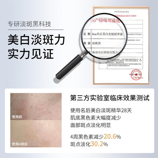 【全新升级回归】美白淡斑精华 | 国妆特证真祛斑又美白，全程不反黑、更稳定、更温和！ 商品图2