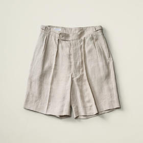 KAPTAIN SUNSHINE Gurkha Shorts 亚麻真丝混纺宽松短裤