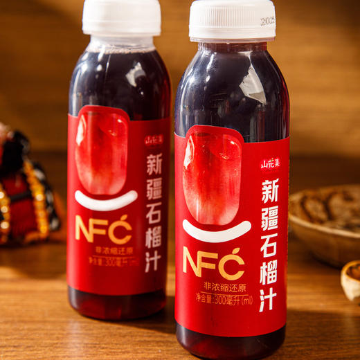 山花集·100%NFC鲜榨果汁新疆石榴汁300ml*6瓶 商品图1