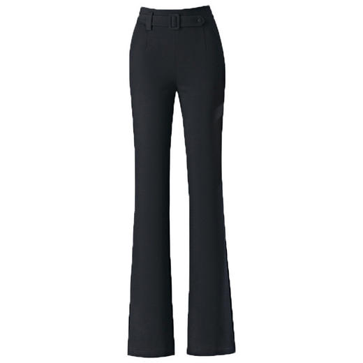 「自」全新升级【铂金会员137/天猫179/差价42】(13223)洛诗琳气质高腰微喇裤女2026新款修身显瘦通勤喇叭休闲长裤 商品图4