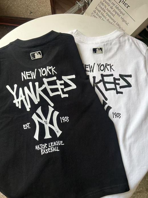 点此购买120-160MLB洋基队夏季儿童字母印花短袖T恤 kk 344051 商品图12