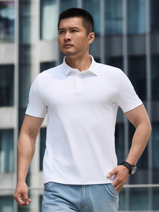 三代龙牙隐之云纤速干短袖POLO 商品图1