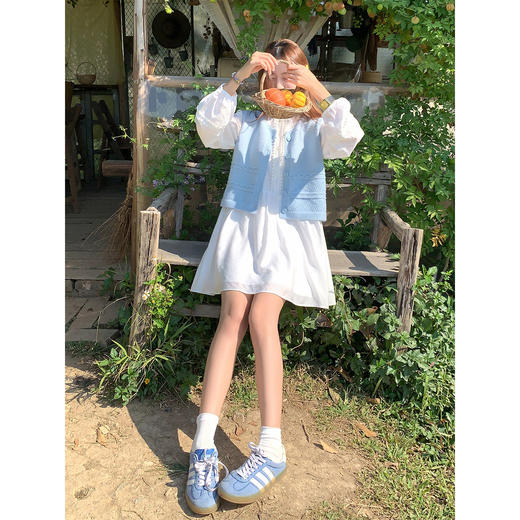 <曾小咸推荐>4.5现货秒杀 ！微信超特价！花边连衣裙 日常209.99 立减100 秒杀109.99！！纯色马甲  秒杀59.99！！ 商品图3