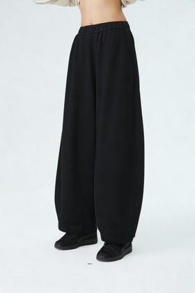 水淼春夏新款2026显瘦时尚薄料花苞裤2241