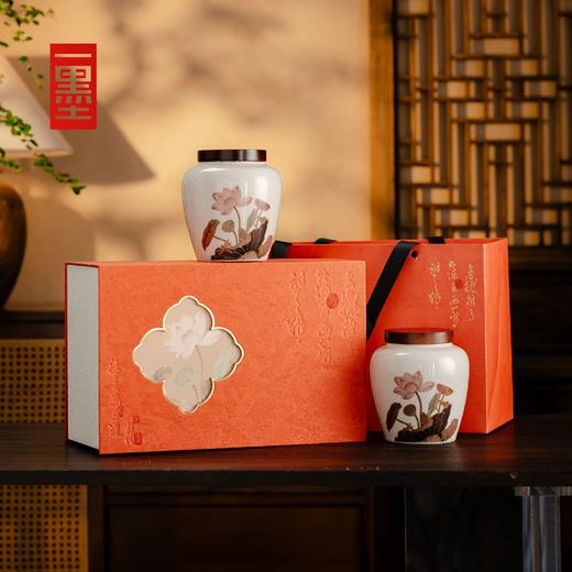 荷花-双陶陶瓷茶叶包装盒PA 商品图4
