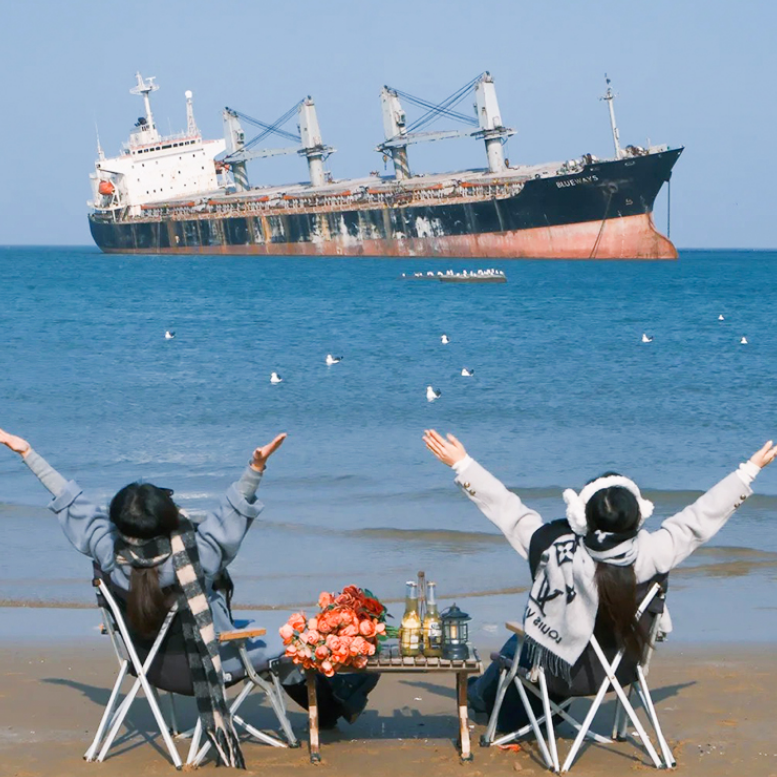 五一4天【烟台威海 立减50元】网红威海一半浪漫一半山海の烟台养马岛-网红淄博