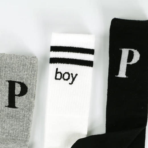 【29元6双】【均码】儿童直板袜时尚中长筒袜四季棉袜男童袜子女宝宝袜【2113225】 商品图2