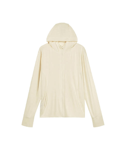 【满2件/99元】【秀黛】时尚凉感合体款皮肤衣凉感透气加网眼帽后发洞防晒衣外套W2778004T【门店同款】 商品图2