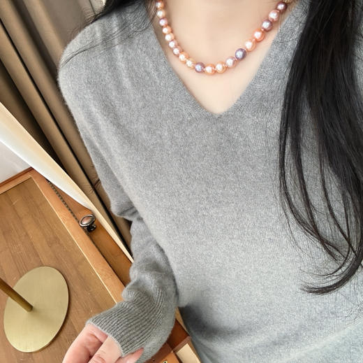 母亲节福利｜混彩天然珍珠项链 商品图5