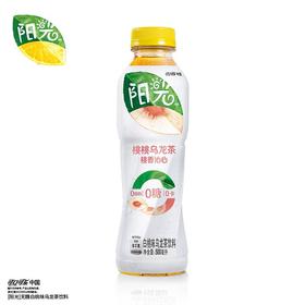 可口可乐500ml阳光桃桃乌龙无糖茶饮料X
