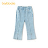 【商场同款】巴拉巴拉童装儿童长裤女童2026新款夏季微喇九分长裤 商品缩略图2