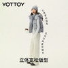 YOTTOY 90白鸭绒云朵面包羽绒马甲女宽松轻薄保暖棉服外套连帽冬 商品缩略图3