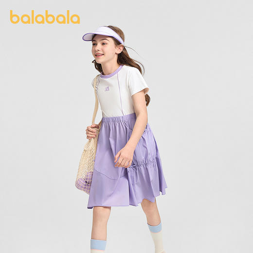 【商场同款】巴拉巴拉童装女童裙子儿童连衣裙2026新款夏速干防晒 商品图2