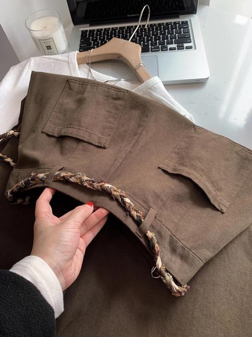 花绳直筒裤-26ZB03083 商品图10