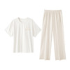 爱帝女士棉莫代尔轻体极简风短袖长裤家居服套装 商品缩略图7