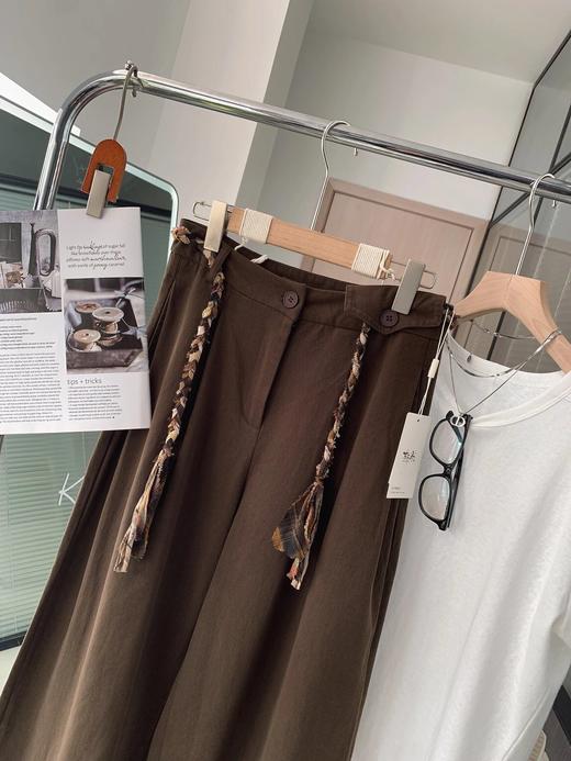 花绳直筒裤-26ZB03083 商品图7