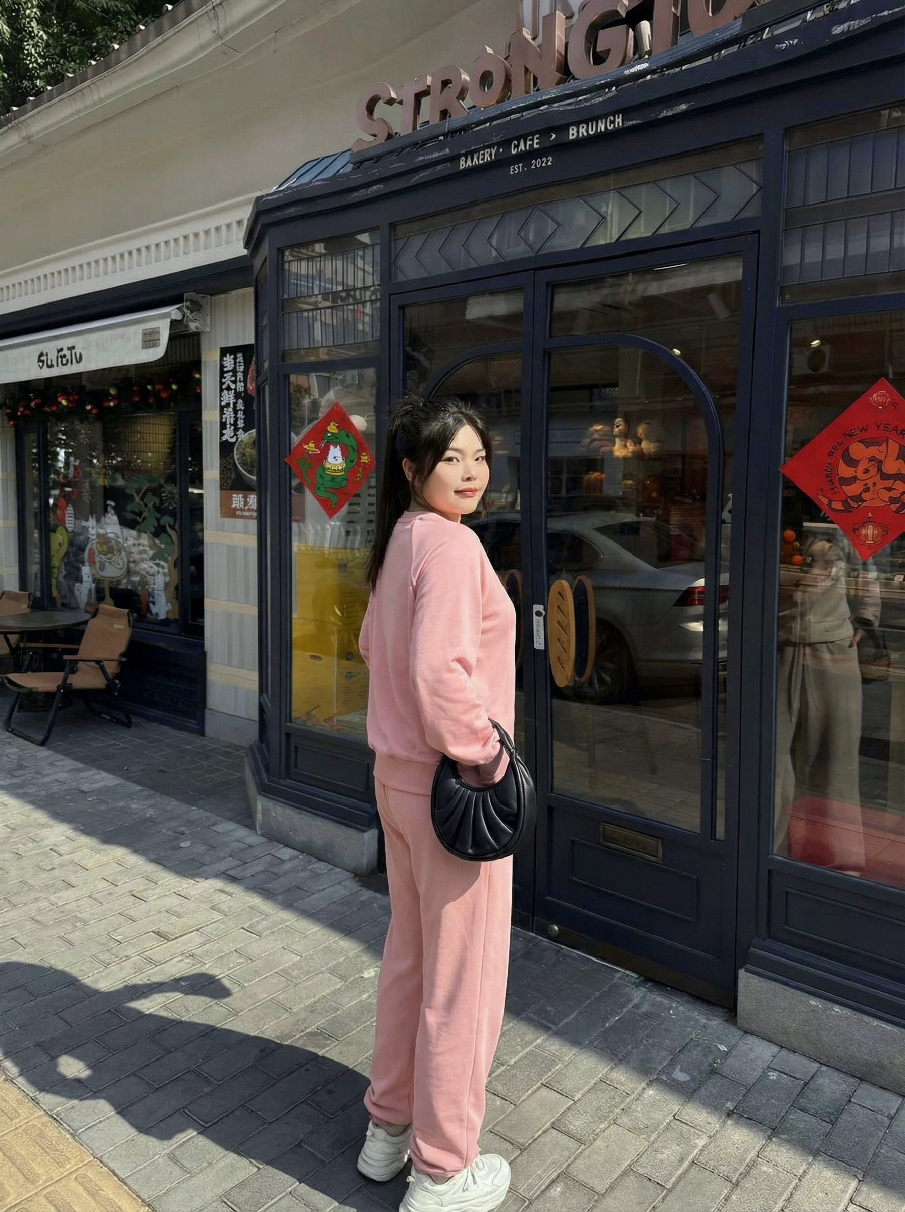 【群内福利】【卫衣裤子休闲套装】宽松显瘦休闲，棉质抓绒卫衣面料，光洁无杂质，不易起毛，现货今天发