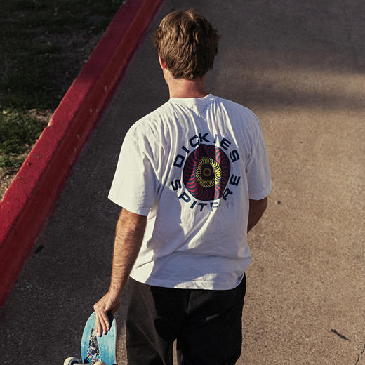 DickiesX SPITFIRE 联名休闲百搭宽松版型T恤 春夏 男女同款 DK0A865T 商品图3