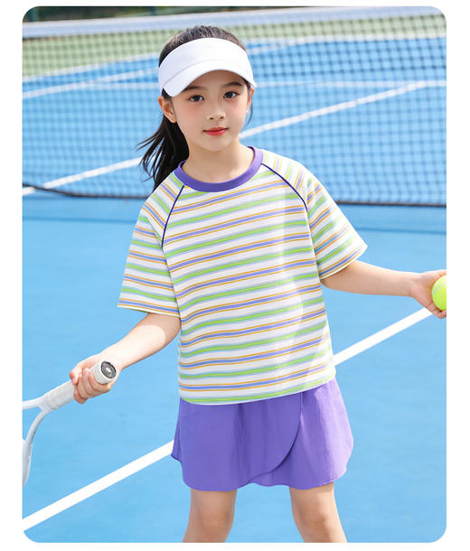 【9款】Amilife阿米日记纯色&条纹速干短袖T 商品图7