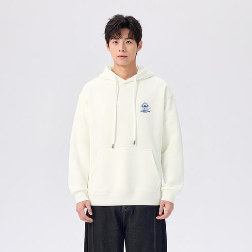 gxgjeans男装【多色可选】日常百搭男士连帽卫衣2026春款运动休闲套头上衣K&C 商品图1